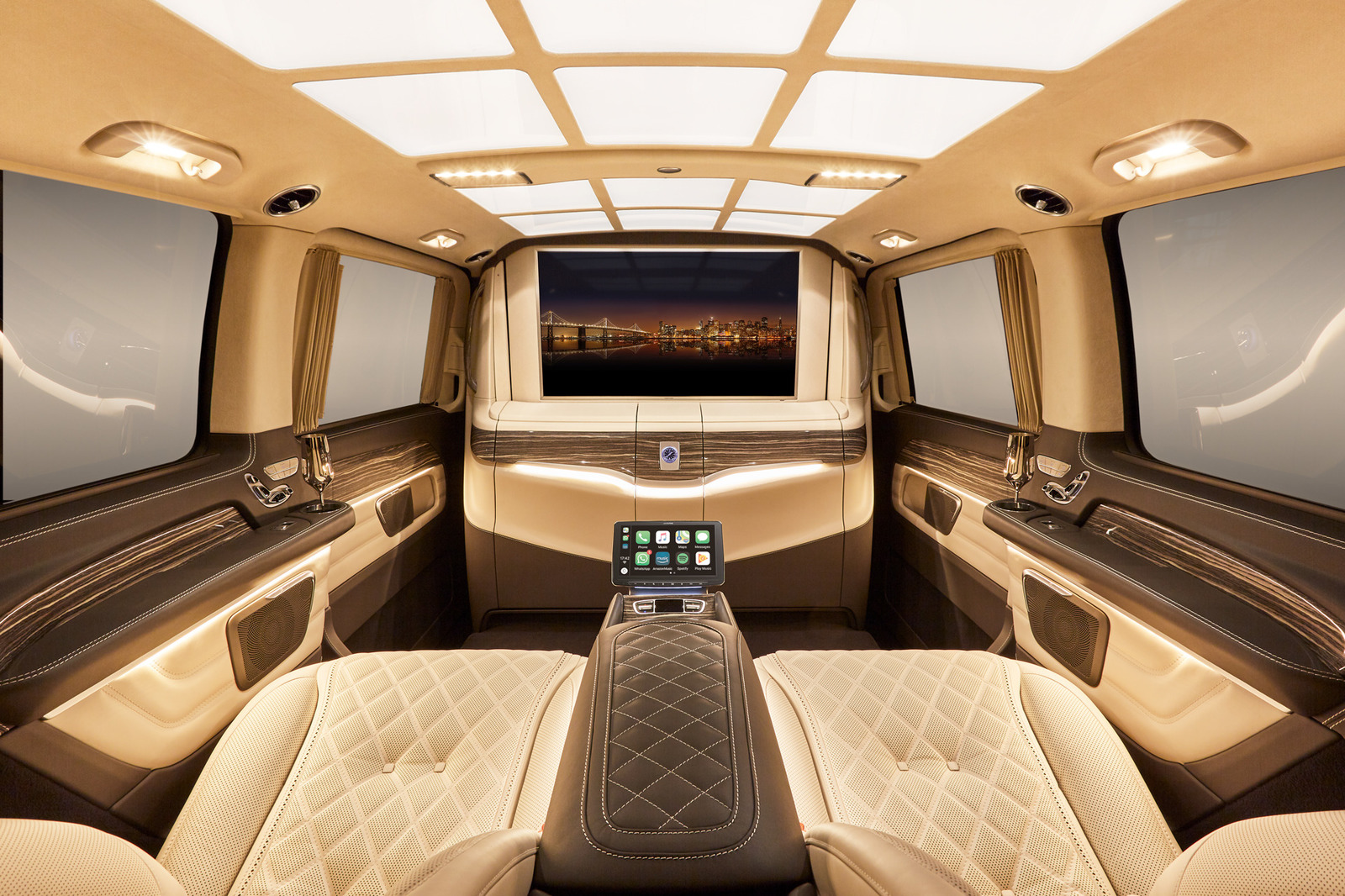 Armoured Bulletproof VIP Mercedes Benz V - Class, Luxury Business VAN, Luxury Office Mobility