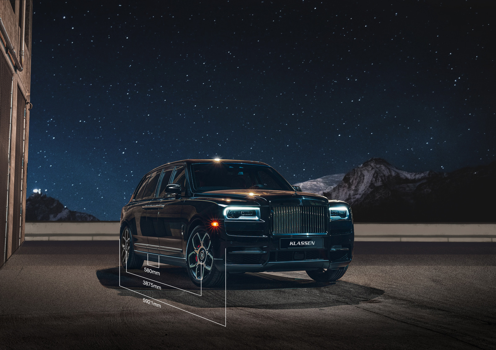 KLASSEN Based on Rolls Royce Cullinan Armored and Stretched cars +